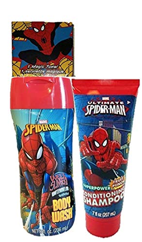 Marvel Ultimate Spiderman 2 in 1 Shampoo Amazing Spider-man Body Wash |  NineLife - Brazil