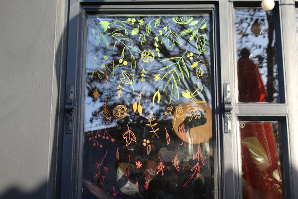 window art glass panel for westbury park pub bristol by artist dolali dolali.art lalaine magnaye