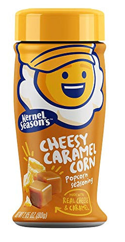 Kernel Season's NEW FLAVORS Sour Cream & Onion and Cheesy Caramel Corn Gourmet Popcorn Seasonings (2 Pack)