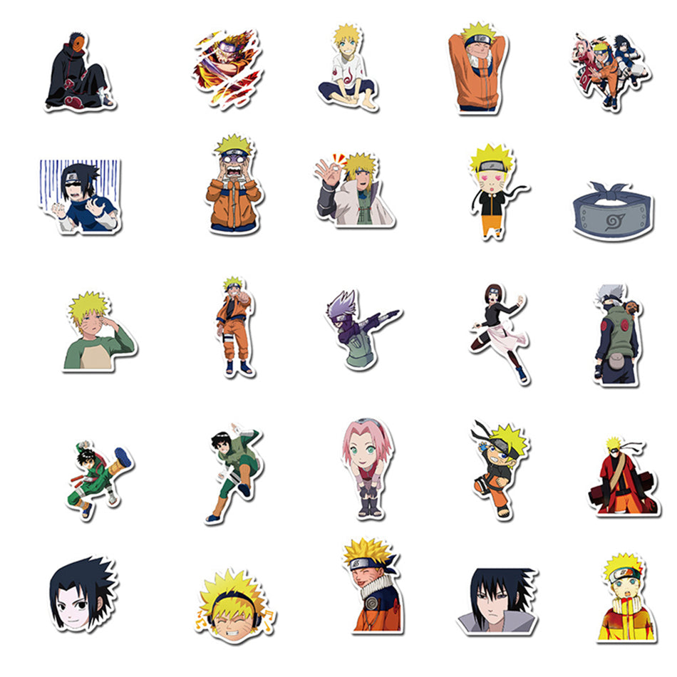 naruto cosplay stickers manga era