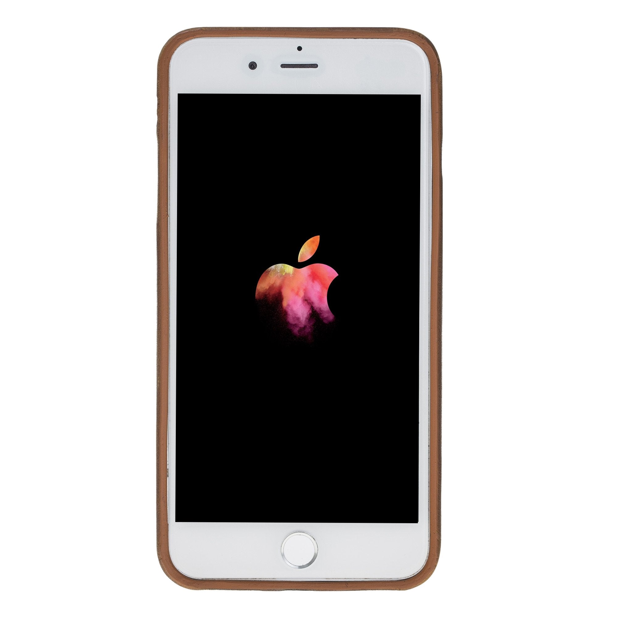 iPhone 7/8/SE(2020) Leder Case “Pure" (Cognac Braun)