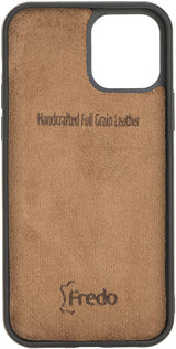 Lederhülle kompatibel mit iPhone 12 Mini (5.4 Zoll) Abnehmbare 2 in 1 Handyhülle inkl. Kartenfächer für Apple iPhone 12 Mini (5.4 Zoll) inch Handytasche/Cases mit Magnet-Cognac Braun-5087