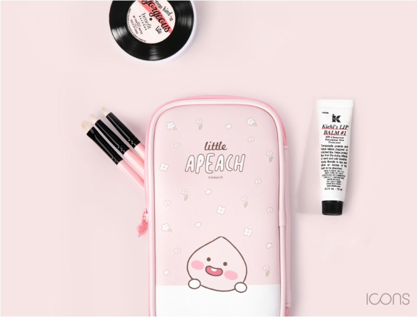 Kakao Friends Little Friends Silicone Zipper Pencil Case Apeach