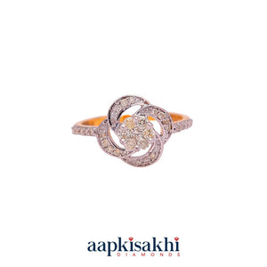 Flower Design Diamond  Ring