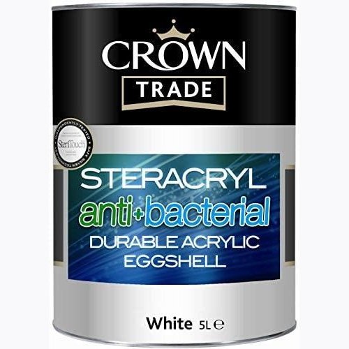 Crown Trade Clean Extreme Stain Resistant Scrubbable Matt White 2.5 Litre -  TotalDIY