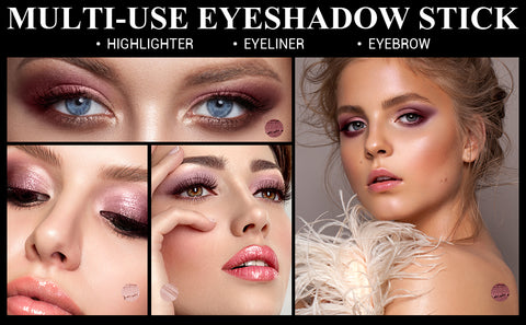 LUXAZA Rose Crown Magic 2 in 1 Eyeshadow Stick Set(3pcs) – Luxaza