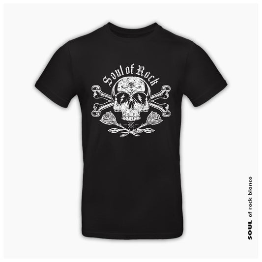 Rock camiseta negra hombre – and Skulls