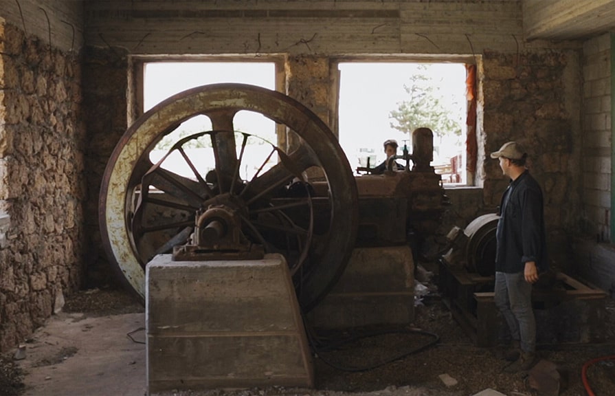 First mechanical press in Zakros