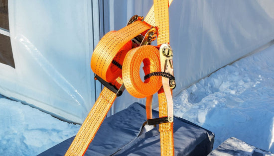 Guide to tie down strap