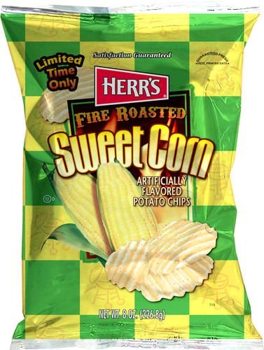 herr's fire roasted sweet corn potato chips