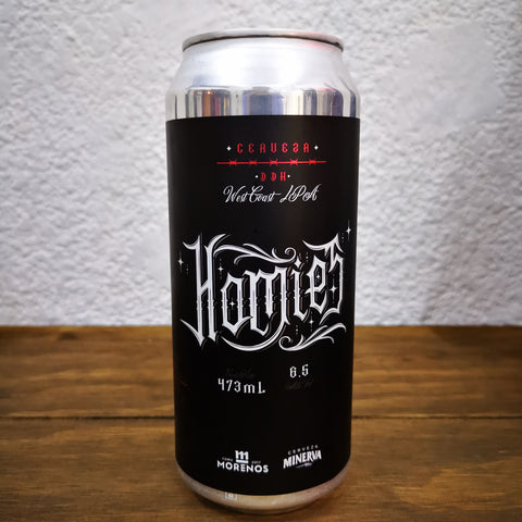 Homies colaborativa MinervaMorenos - Santuario de la Cerveza