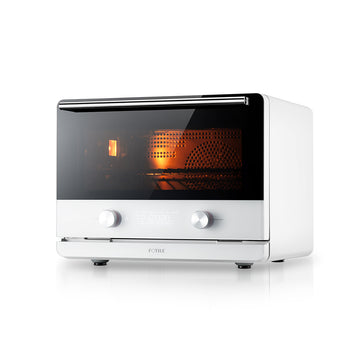 HIZLJJ Smart Steam Oven with Mini Oven Home Baking Pizza Multi-Function  Intelligent Electric Oven Multi-Mode Programmable Cooking, Small, and