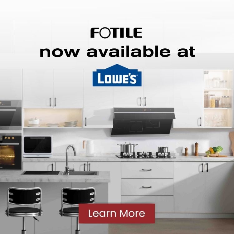 fotile now available at lowes