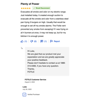 customer review