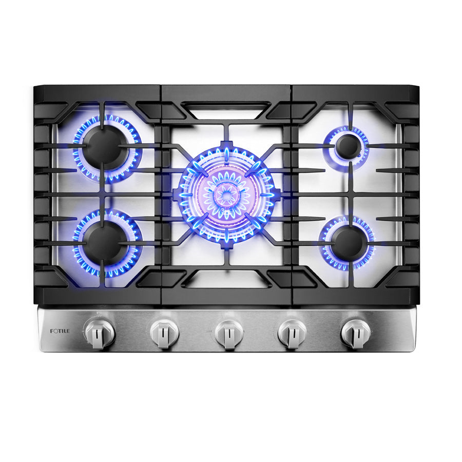 FOTILE GLS30501 Cocina de gas con triple quemador anular