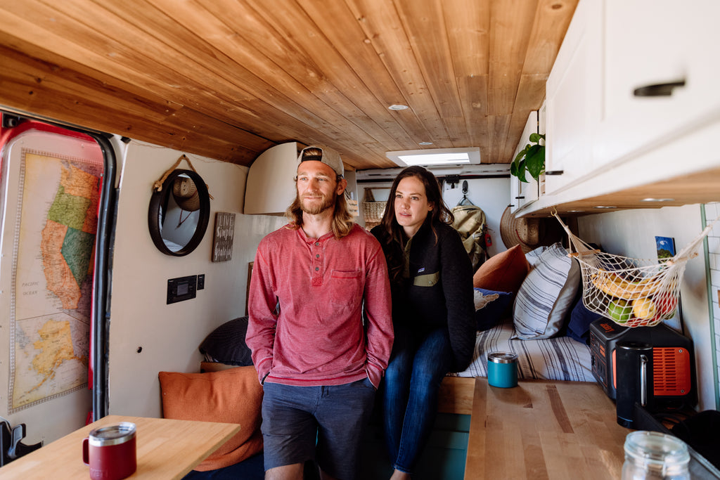 Brittani and Adam Fenimore Vanlifing | On the Road by Moon
