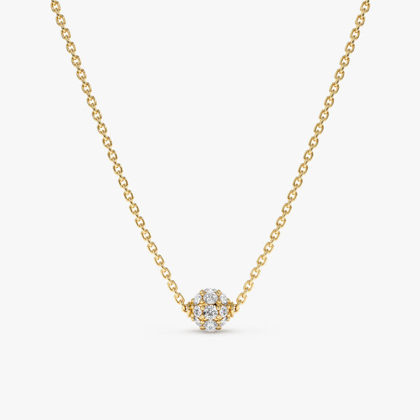 Vintage Tiffany & Co. Diamond Ball Pendant Necklace at Susannah Lovis  Jewellers