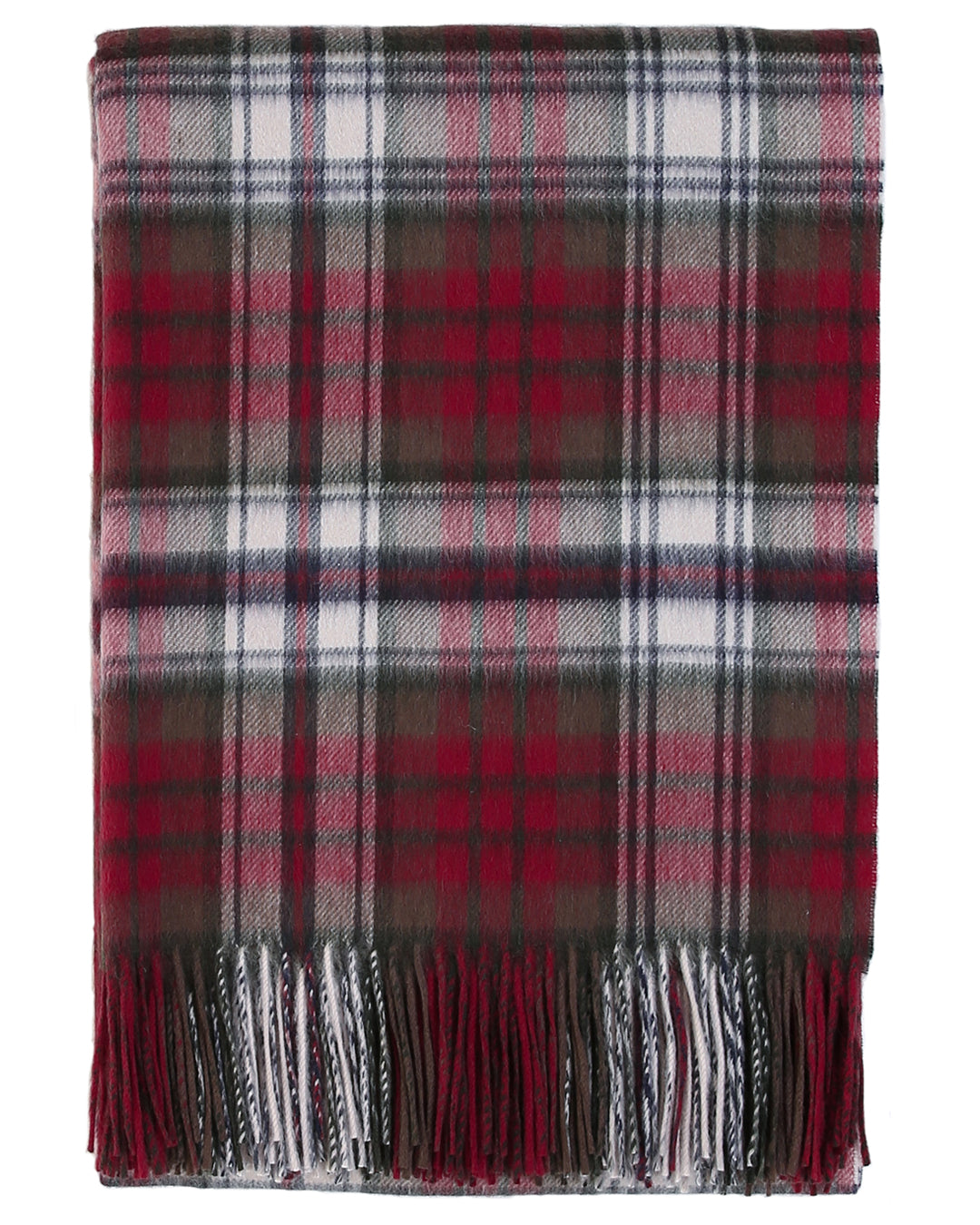 Joshua Ellis |Tartan Ripple Finish Cashmere Throw |Made in England ...