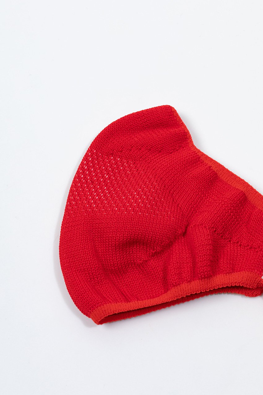 Hype Kids Red Knit Face Mask