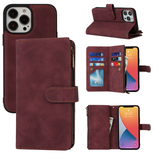 Eavta Iphone 13 Pro Max Detachable Wallet Case With Stand Card Holder