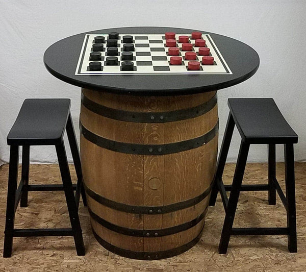 checkers bar stools