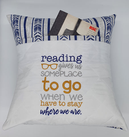 book cushion, reading pillow
