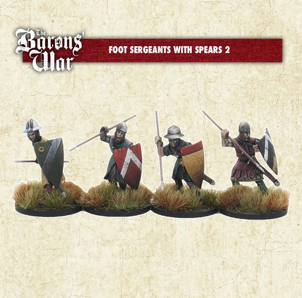 Baron's War Foot Sergeants with Spears 2