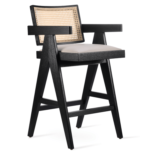 Cane Bar Stools PierreJ Rattan Bar Stools - Your Bar Stools Canada