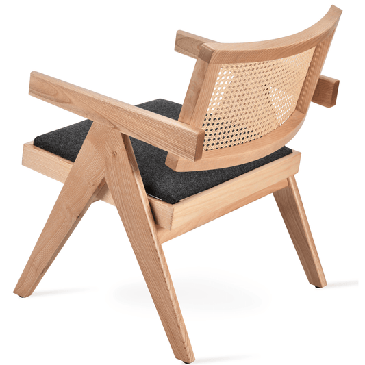 Cane Chairs Pierre J Natural Rattan Lounge Chairs - Your Bar Stools Canada