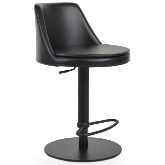 Black Adjustable Bar Stools Martini - Your Bar Stools Canada