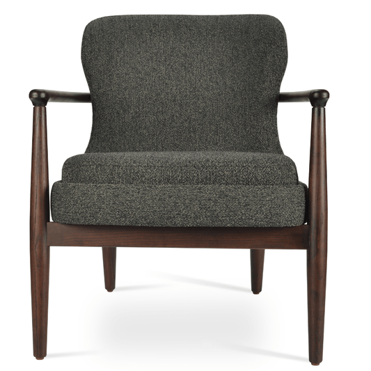 Black Boucle Wooden Armchair Bonaldo - Your Bar Stools Canada