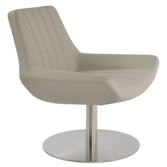 Cream Swivel Armchair Bellagio - Your Bar Stools Canada