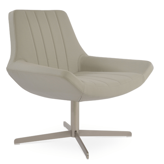 Cream Swivel Armchair Bellagio - Your Bar Stools Canada