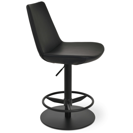 Eiffel Leather Bar Stools Height Adjustable - Your Bar Stools Canada