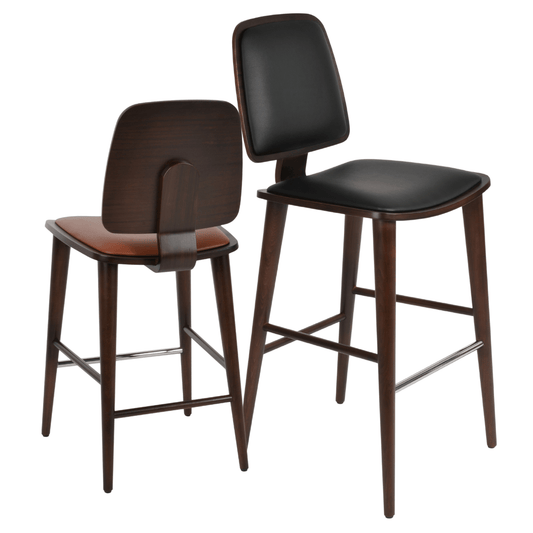 Ginza Wood Bar Stool - Your Bar Stools Canada