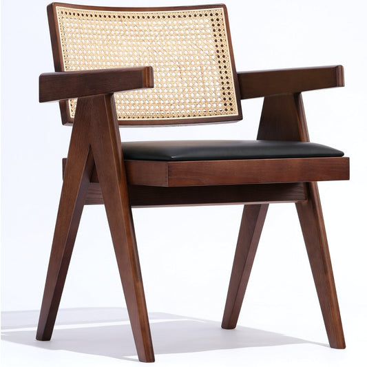 Caned Chair Pierre J Soft Seat Rattan Armchair - Your Bar Stools Canada