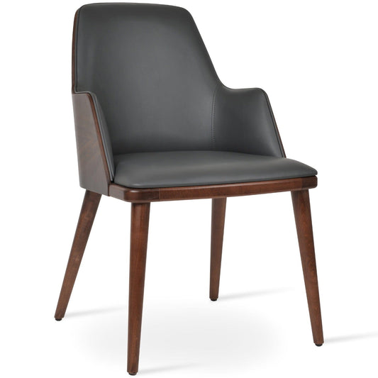 Modern Dining Chairs Canada RomanoW Grey - Your Bar Stools Canada