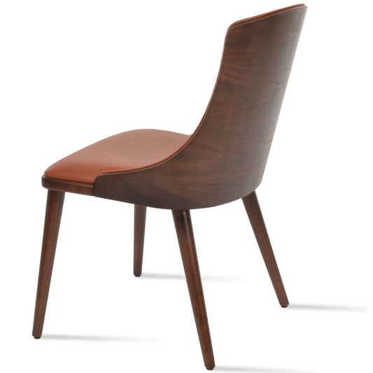 RomanoW Wood Dining Chairs Brown - Your Bar Stools Canada