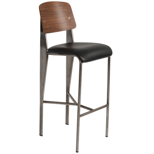 Leather Metal Bar Stools Coral - Your Bar Stools Canada