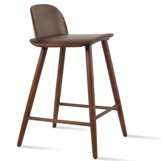 Low Back Wood Counter Stool Janelle - Your Bar Stools Canada