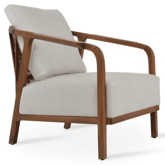 Modern Lounge Armchair Drops Cream - Your Bar Stools Canada