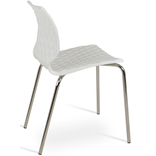Stackable Outdoor Chairs Canada Uni Chair White - Your Bar Stools Canada