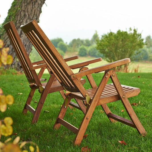 Teak Recliner Chair Pedasa - Your Bar Stools Canada