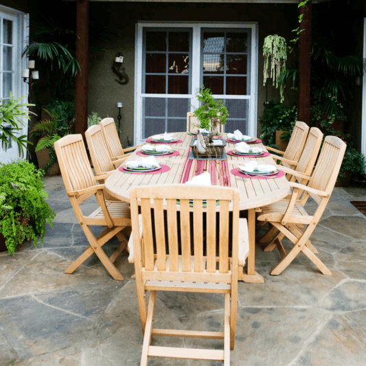 Teak Folding Chairs with Arms Pedasa - Your Bar Stools Canada