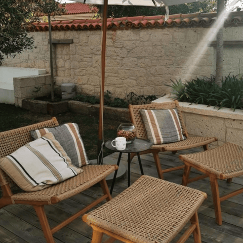 Rattan Outdoor Chair Calava Patio Lounger - Your Bar Stools Canada