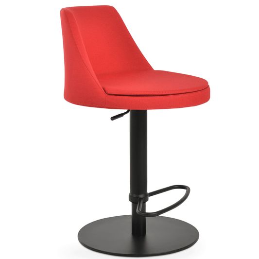 Red Adjustable Bar Stools Martini - Your Bar Stools Canada