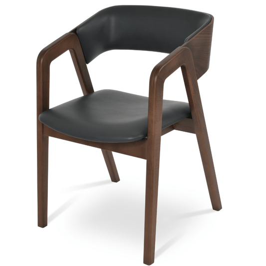 Restaurant Chairs Myndos Grey Leather - Your Bar Stools Canada