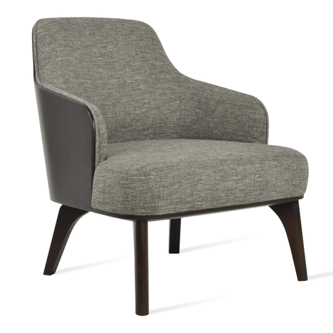 Saphire Rounded Upholstery Armchair - Your Bar Stools Canada