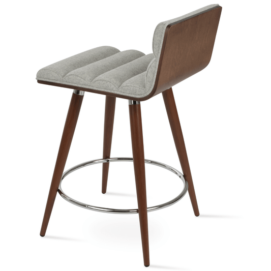 sohoConcept Table & Bar Stools Corona Comfort Upholstered Seat | Ana Metal Base Barstools