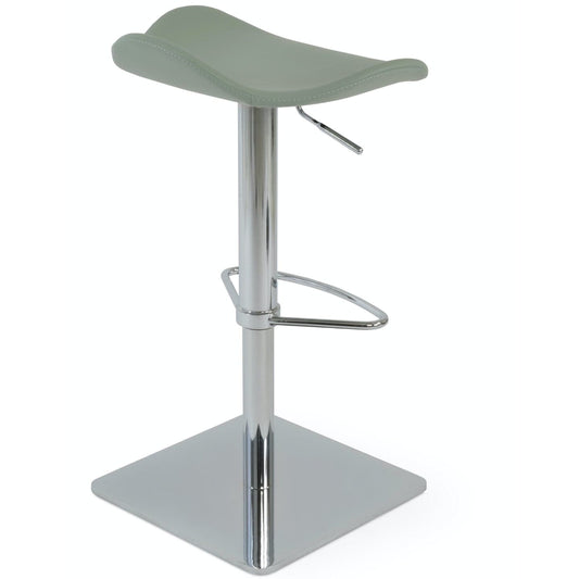 Falcon Backless Bar Stool Height Adjustable Mint - Your Bar Stools Canada